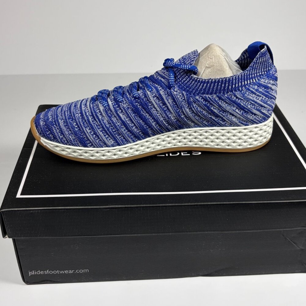 Urban Sport J/Slides Opy Sneakers‎ Women’s 8.5 Blue 2-Tone Knit Slip-On Athletic